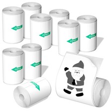 10 Rotoli di Carta Adesiva per