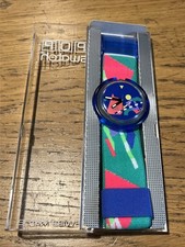 🔴 Orologio vintage 1991 Pop Swatch PWK147 POLE VAULT Nuovo