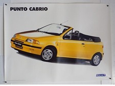 FIAT PUNTO CABRIO  MANIFESTO POSTER 1994