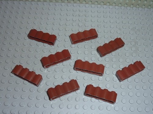 Lego redbrown brick log ref - brick,