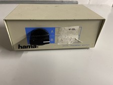 interruttore trasferimento dati Hama vintage, interruttore A/B manuale - TESTATO - OTTIME CONDIZIONI