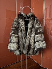 pelliccia volpe argentata