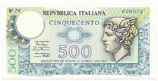 500 LIRE BIGLIETTO DI STATO