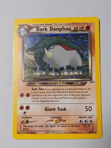 Dark donphan holo rare - holo, n4
