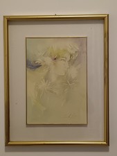 Camillo Fait ( Milano 1935) dipinto acquarello su cartoncino epoca XX secolo