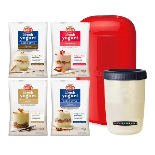 Easiyo red yoghurt maker - yoghurt,