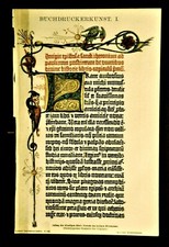 1894 OLD PRINT:BUCHDRUCKERKUNST-STAMPA TIPOGRAFICA LIBRI.Tav I II.Brockhaus.Etna