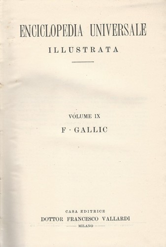 Enciclopedia universale - enciclopedia,