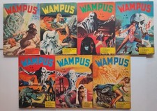 WAMPUS Serie Completa 1/7 NAKA 1969 Lube fumetto noir fantascienza