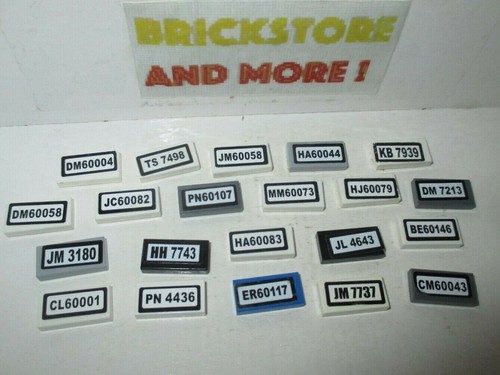 Lego tile 1x2 - 1x2, license