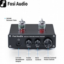 Fosi Audio Box X4 Preamplificatore Phono Preamplificatore Phono Stereo Tube HiFi MM Preamp