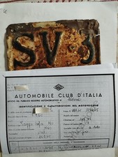 Targa+Vis. Vespa 150 VBA1T 1960