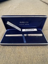 *AURORA* STILOGRAFICA - ARGENTO MASSICCIO 925