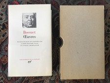 LA PLÉIADE        BOSSUET         OEUVRES          1979
