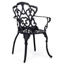 Sedia In Alluminio Antracite