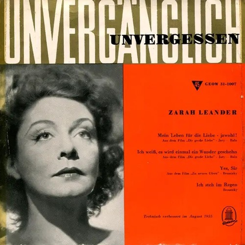 Zarah leander vinile - zarah, 7