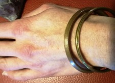 BRACCIALI Ottone -Rame-Donna Uomo Unisex - Idea Regalo Natale