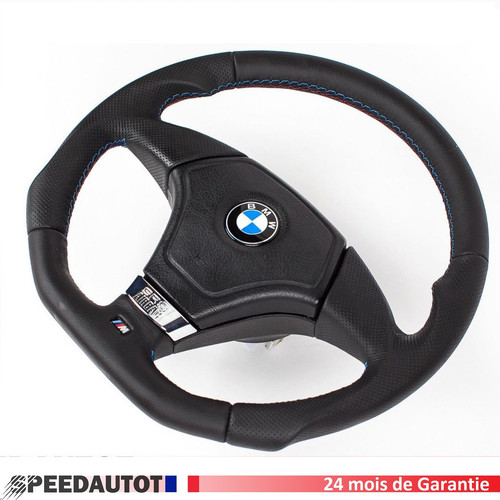 Tuning aplati volant cuir - cuir, bmw