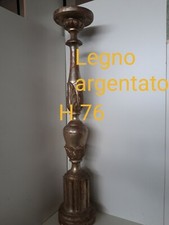 Candeliere antico in legno