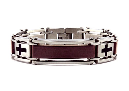 Bracciale uomo acciaio inox - bracciale,
