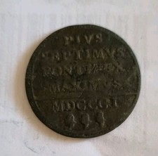 Moneta 1 Baiocco 1801, Stato