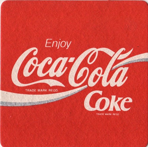 Coca cola sottobicchiere - coca-cola,