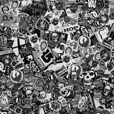 PELLICOLA ADESIVA BIANCO NERO WRAPPING STICKER BOMB AUTO TERMOFORMABILE 50x150cm