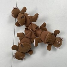 Confezione da 3 passeggini Russ passeggino amici carrozzina Teddy marrone sta...