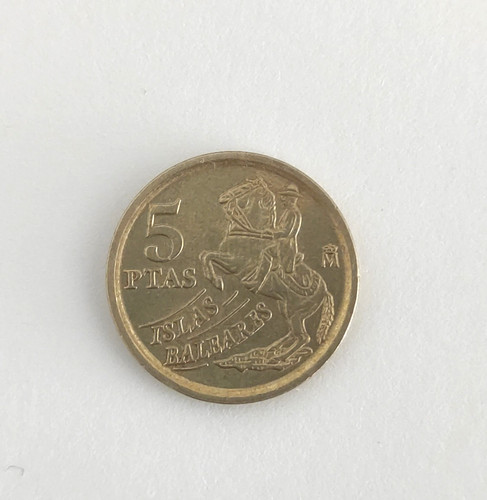 Moneda pesetas 1997 islas - 5,