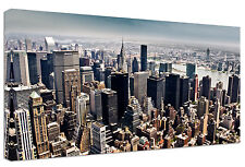 Quadro Moderno Arredamento New York Città dall'alto Arredo Casa Arte Stampa Tela