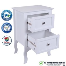 Comodino grande bianco stile