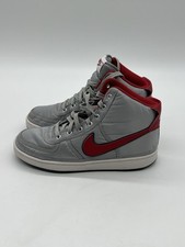 Nike Vandal Supreme taglia 7Y sneaker alte da donna 9,5 argento metallizzato QS 2017