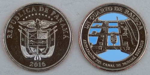 Panama balboa moneta - panama, 1/4