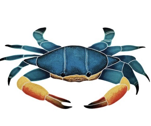 Granchio blu mosaico per