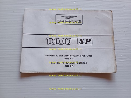 Moto guzzi 1000 - guzzi, sp