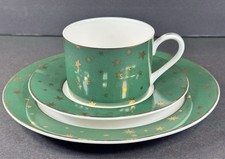 Tazza da caffè/tè GALAXY fine porcellana e piatto da dessert motivo stella atomica