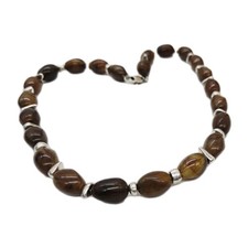 ZARA Collana Marrone Tono