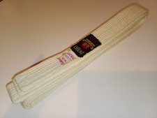 Cintura Judo bianca usata