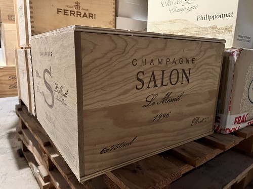 Champagne salon 1996 empty - 1996, 6x