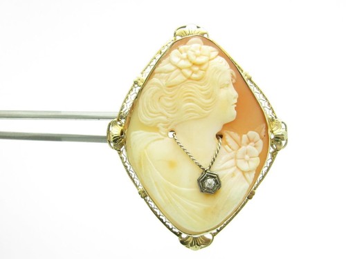 14k oro bianco diamante - 14k,