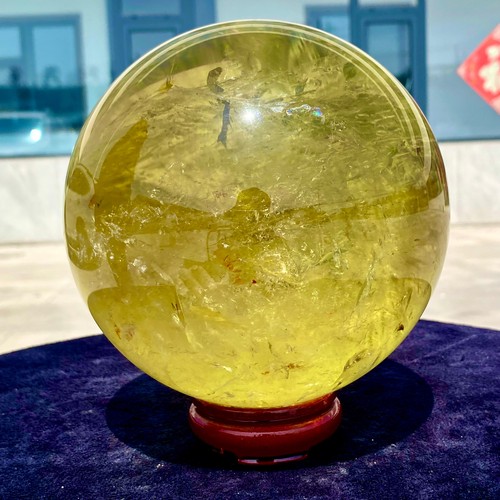 Sfera citrino giallo