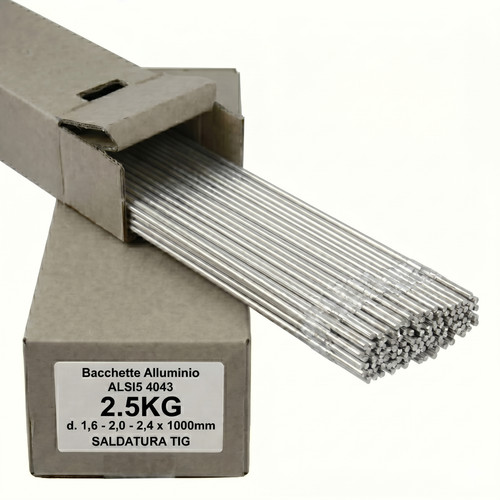 Bacchette alluminio alsi5 4043 - alluminio,