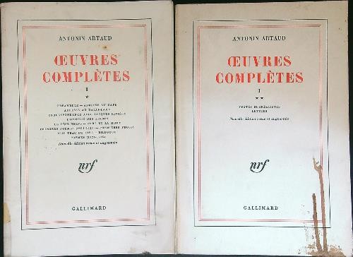 Oeuvres completes artaud - completes,