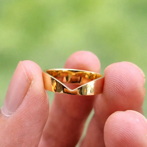 Anello fascia oro giallo kt - giallo, 18