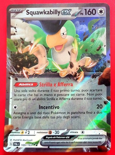 Carta pokemon squawkabilly - squawkabilly, ex