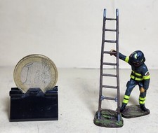 VIGILI DEL FUOCO  figurini 1/43 soldatini di piombo (40mm) DIPINTI toy soldiers 
