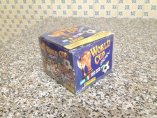 BOX FIGURINE WORLD CUP STORY PANINI 1990 NUOVO SIGILLATO CON 50 BUSTINE SEALED