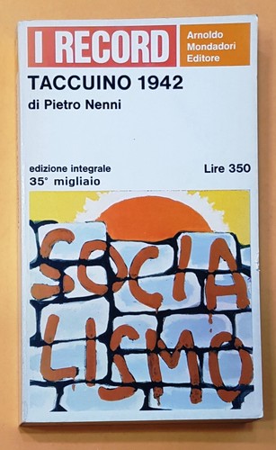 76384 pietro nenni - 76384, taccuino