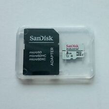 Micro SD Sandisk Temperature Industriali  8GB classe 10 con Adattatore SDHC SDXC