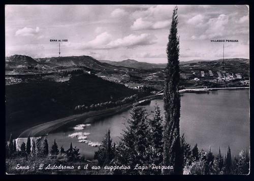 Cartolina enna autodromo - cartolina,